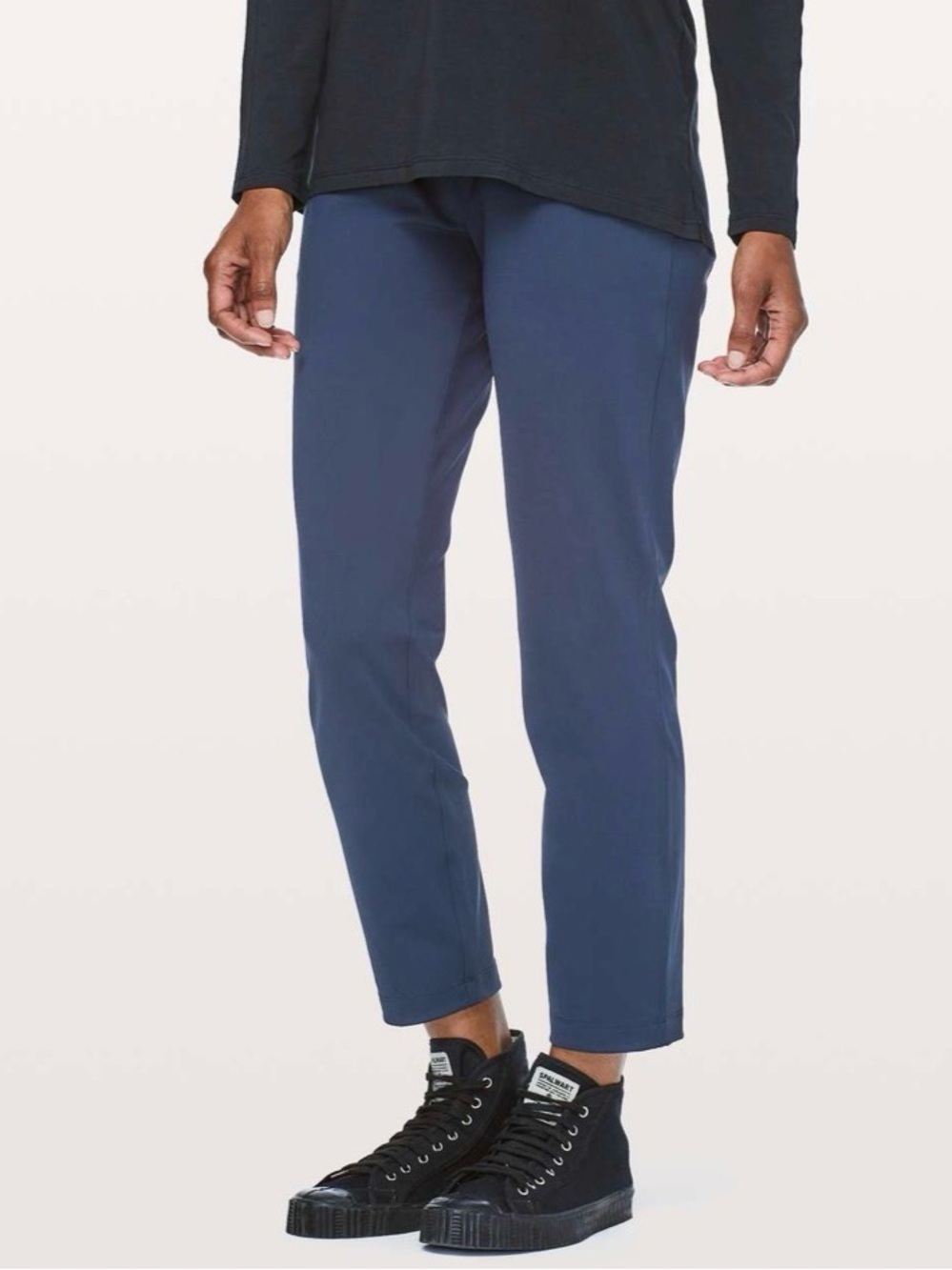 lululemon athletica True Navy On the Fly Pants (28”) - size 4